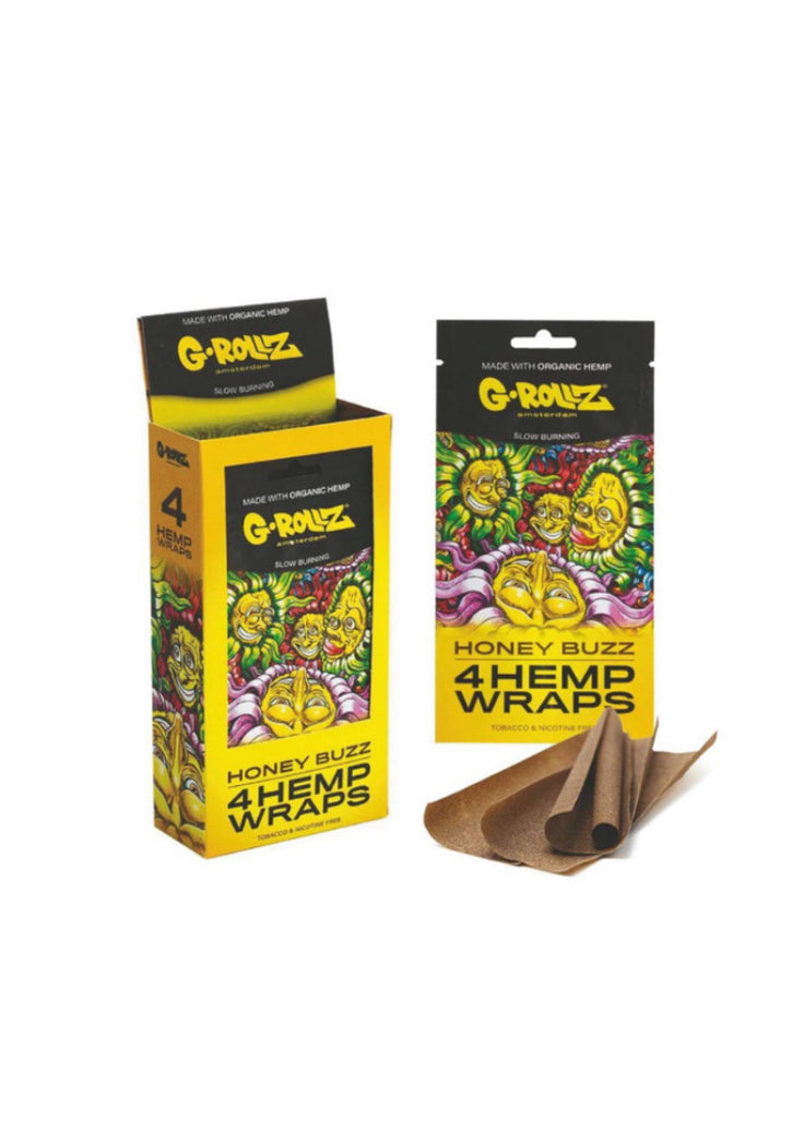Grollz Hemp Wraps X4 Honey Buzz