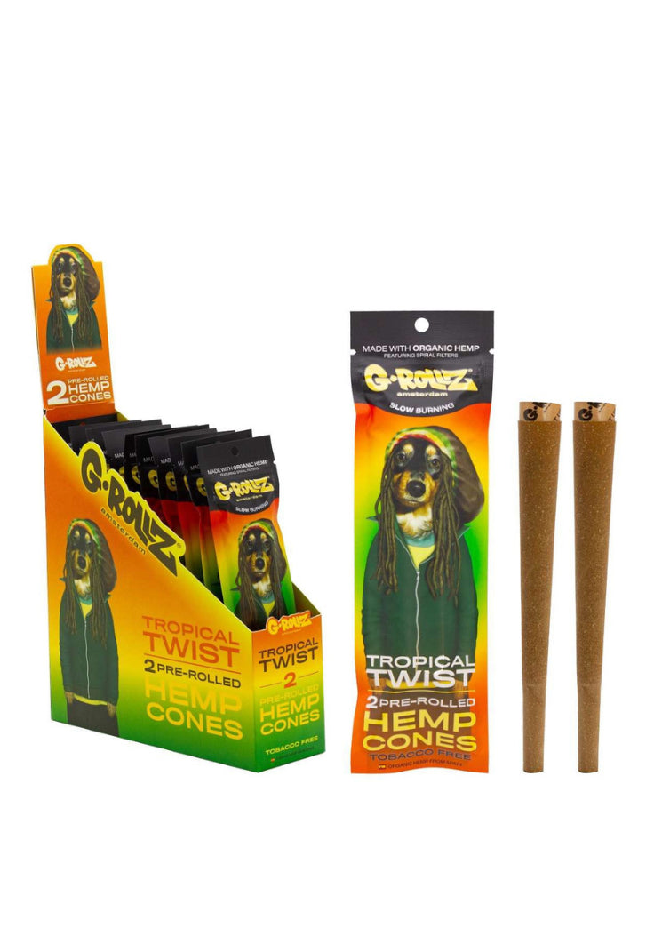 Grollz Hemp Cones Tropical Twist