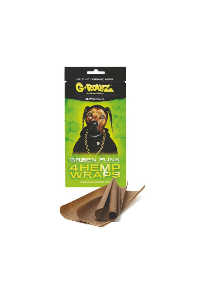 Grollz Hemp Wraps X4 Green Funk