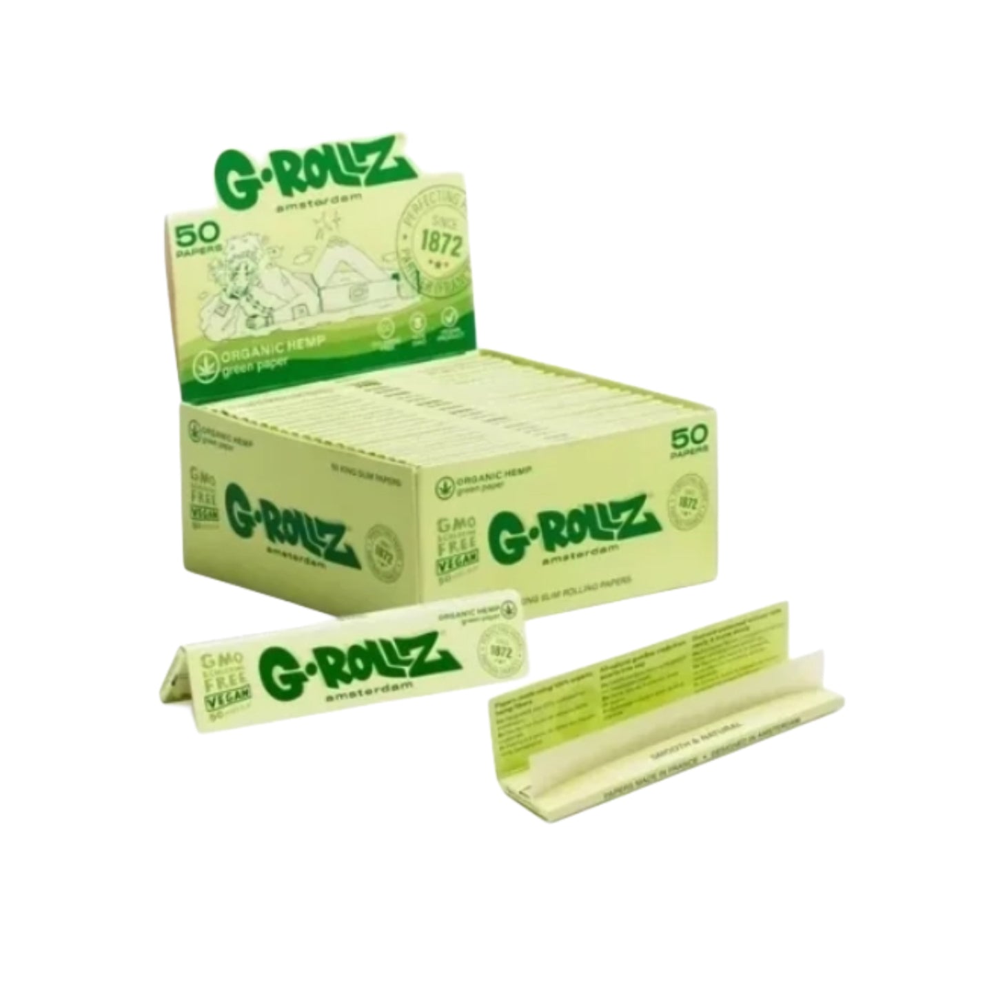 Grollz King Size Organic Green