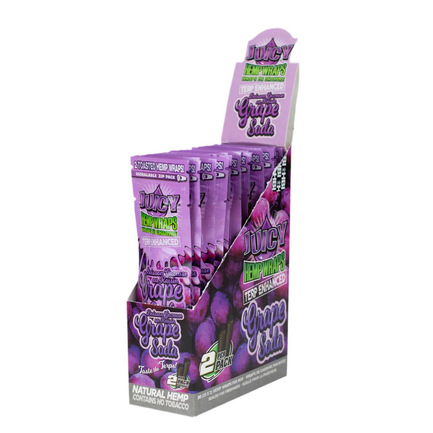 Juicy Jays Wraps Grape Soda