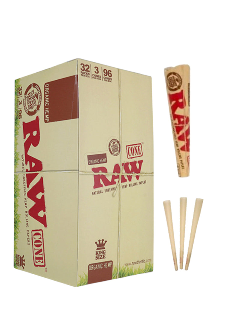 Raw Organic Hemp Cono X3 1 1/4