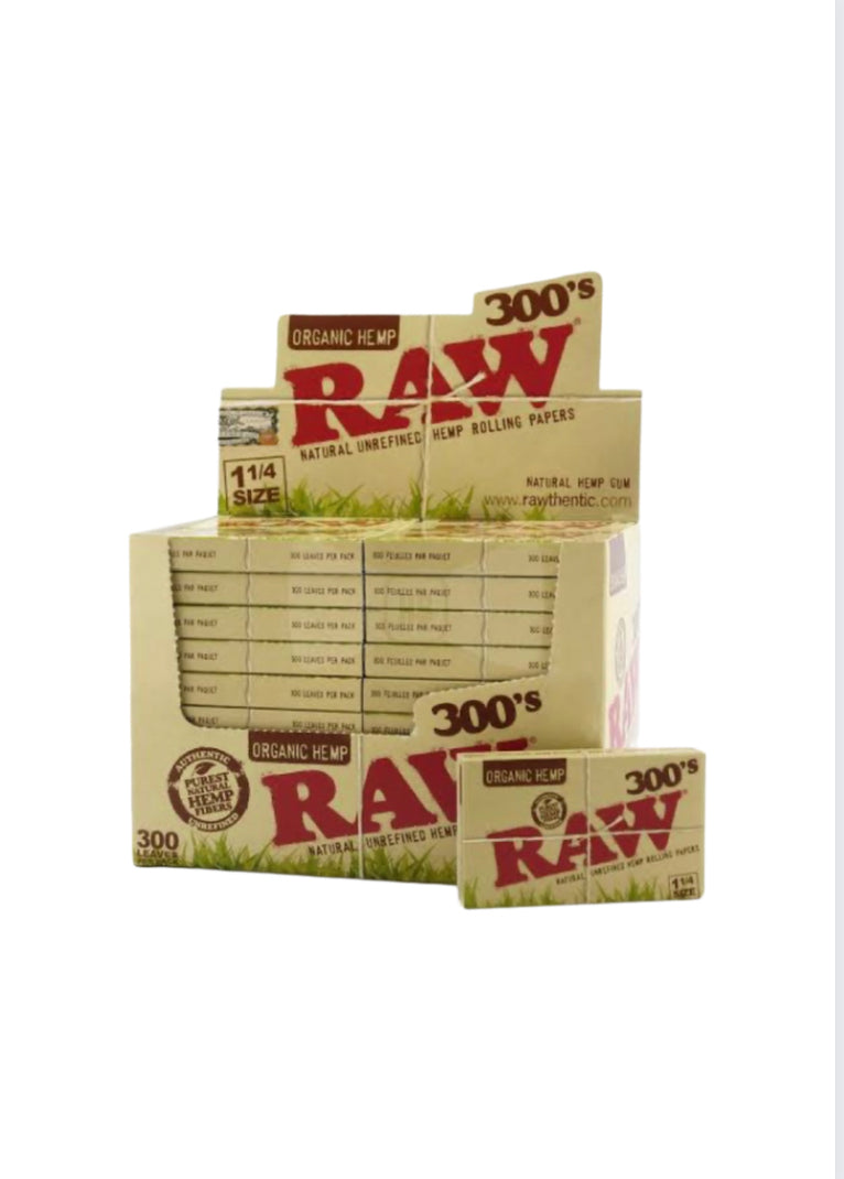 Raw Organic Hemp 300’s