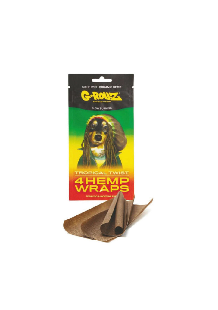 Grollz Hemp Wraps X4 Tropical Twist