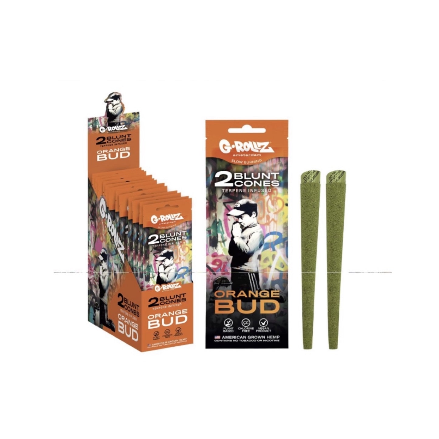 Grollz Terpenos Cones Orange Bud