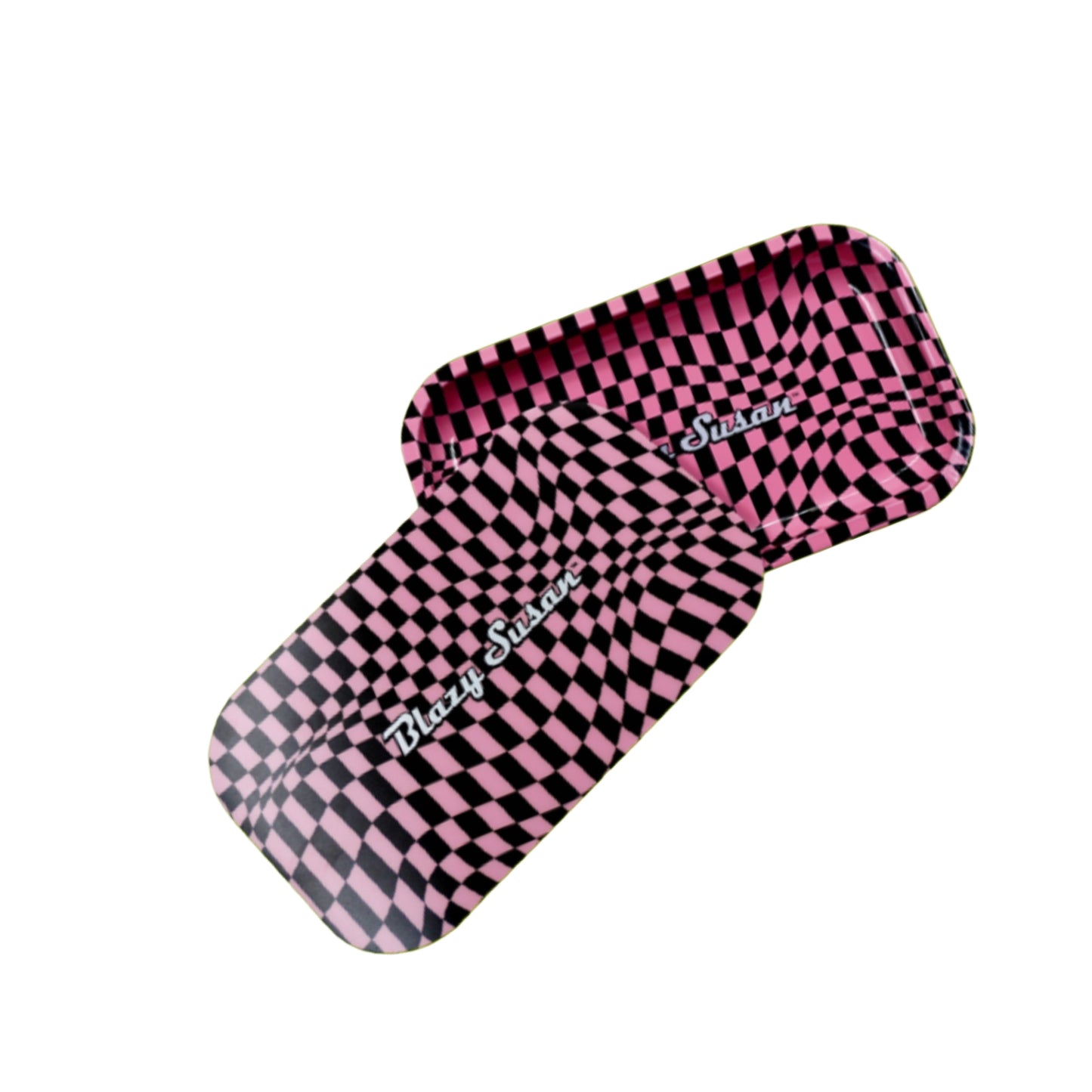 Blazy Susan Charola con Tapa Mediana Checkers