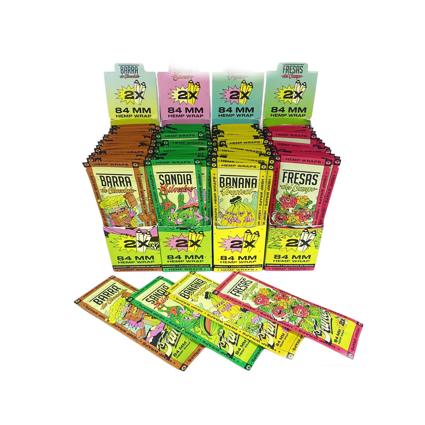 Fumex Wraps Hemp Caja Surtida