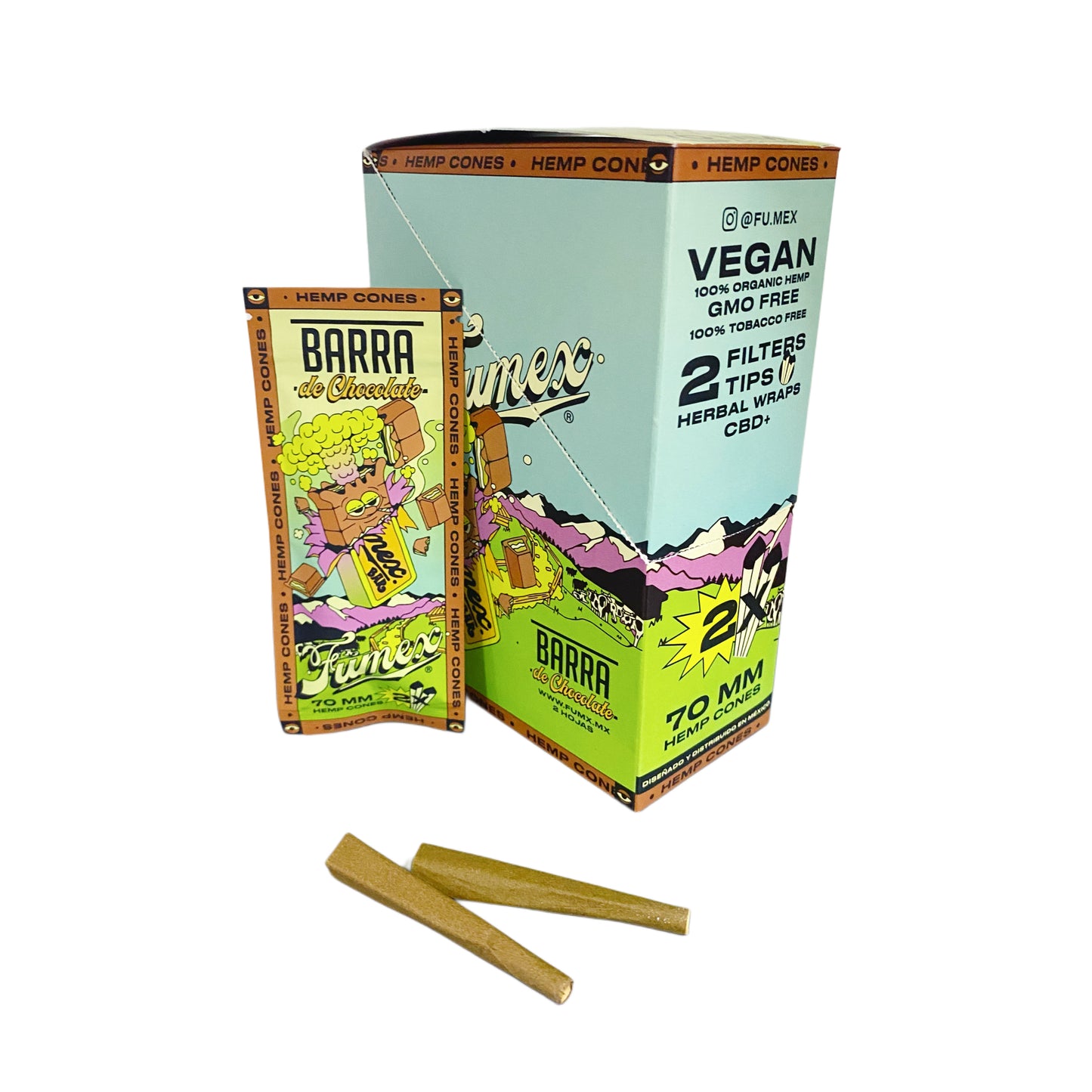 Fumex Conos Chocolate 70mm