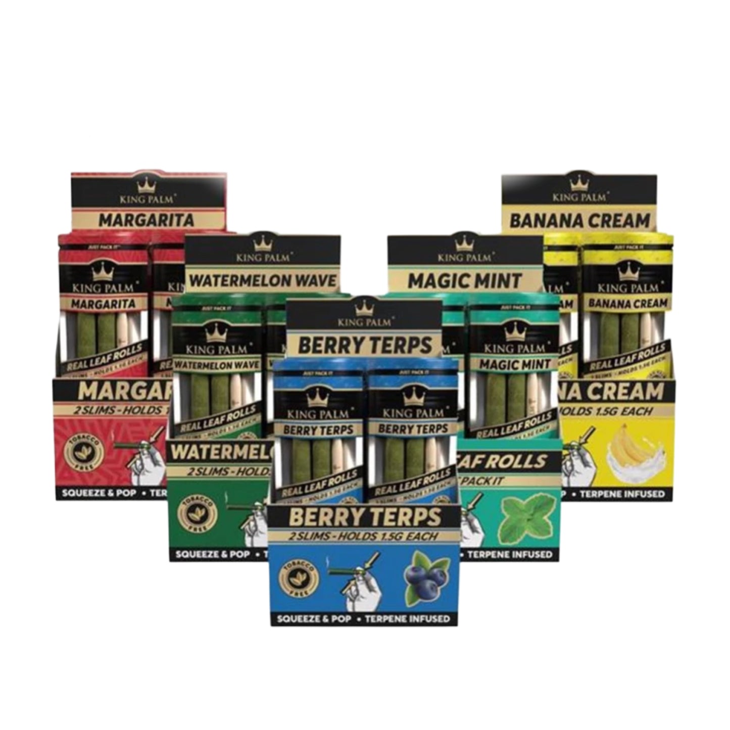 King Palm Slim 2 Caja surtida