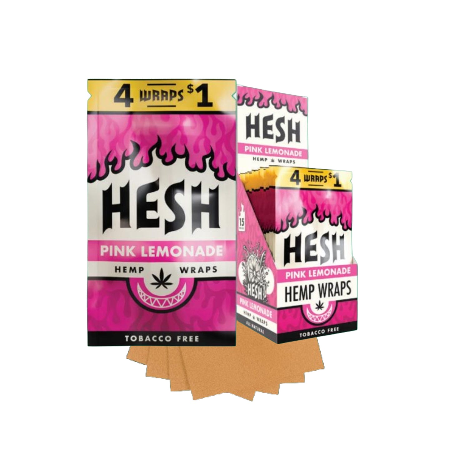 Hesh Hemp Wraps Pink Lemonade