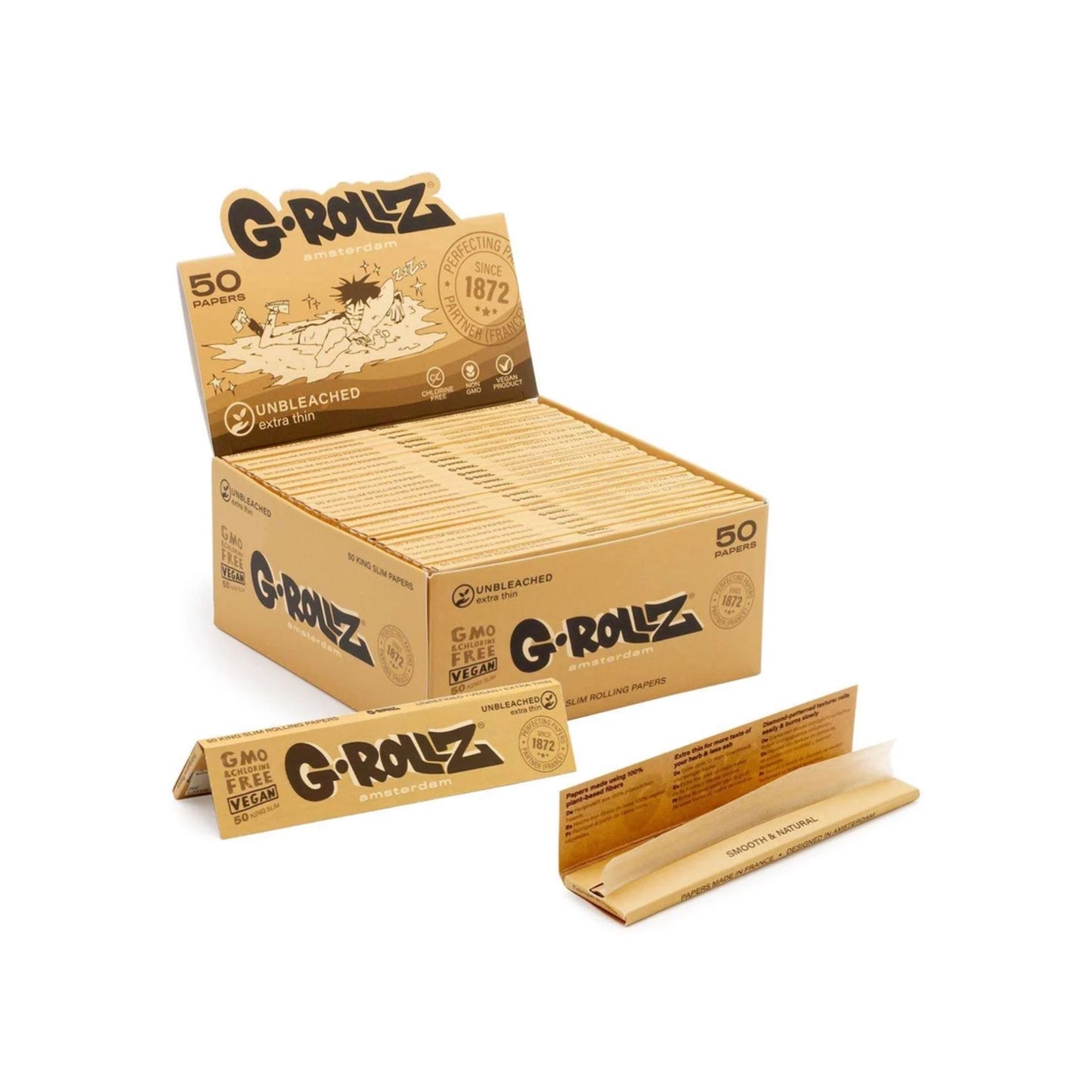 Grollz King Size Unbleachead