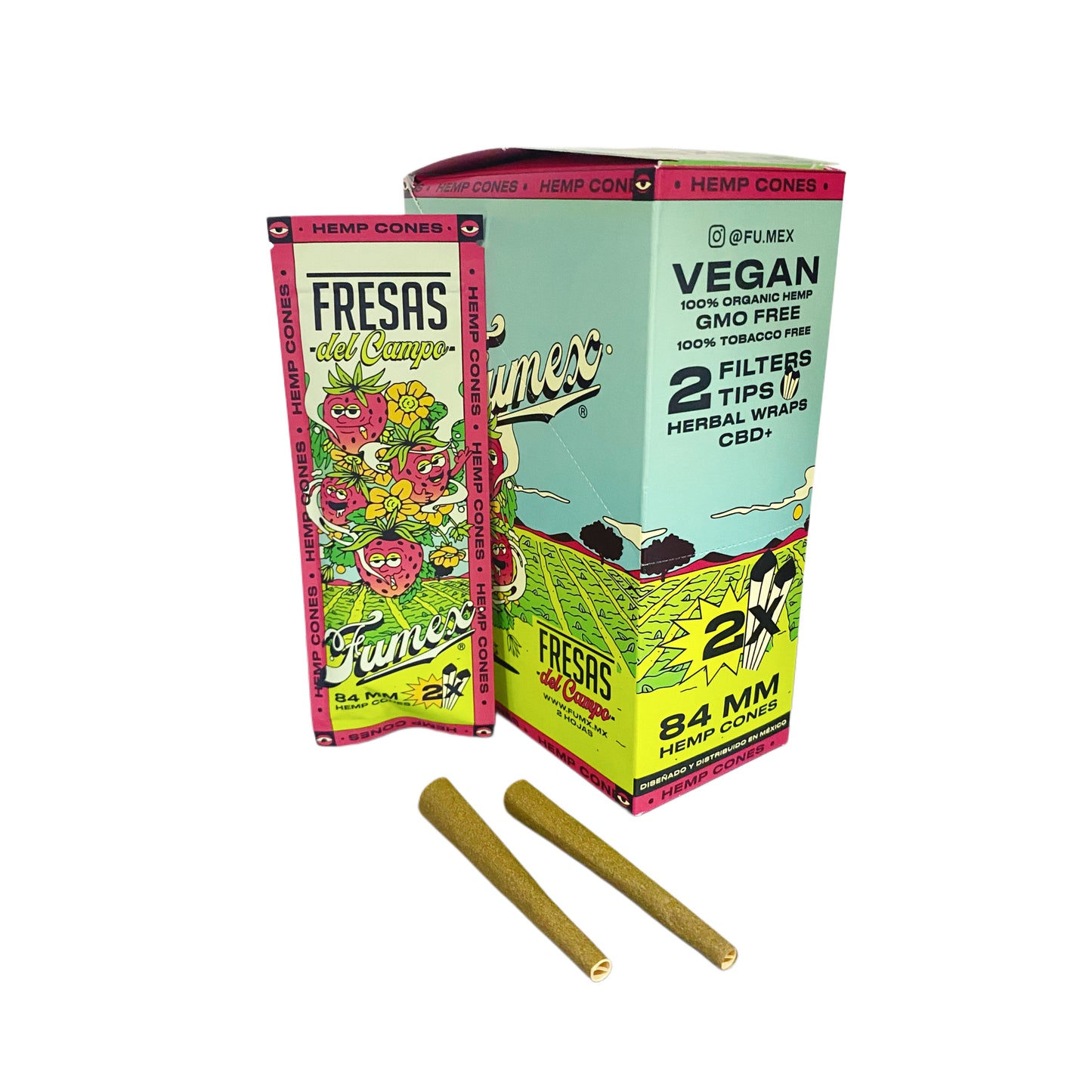 Fumex Conos Strawberry 84mm