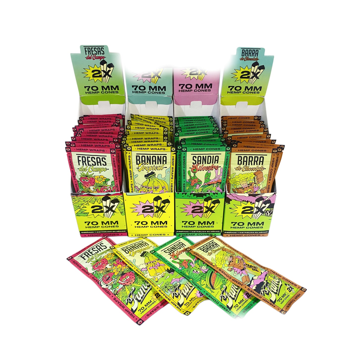 Fumex Conos 70mm Caja Surtida