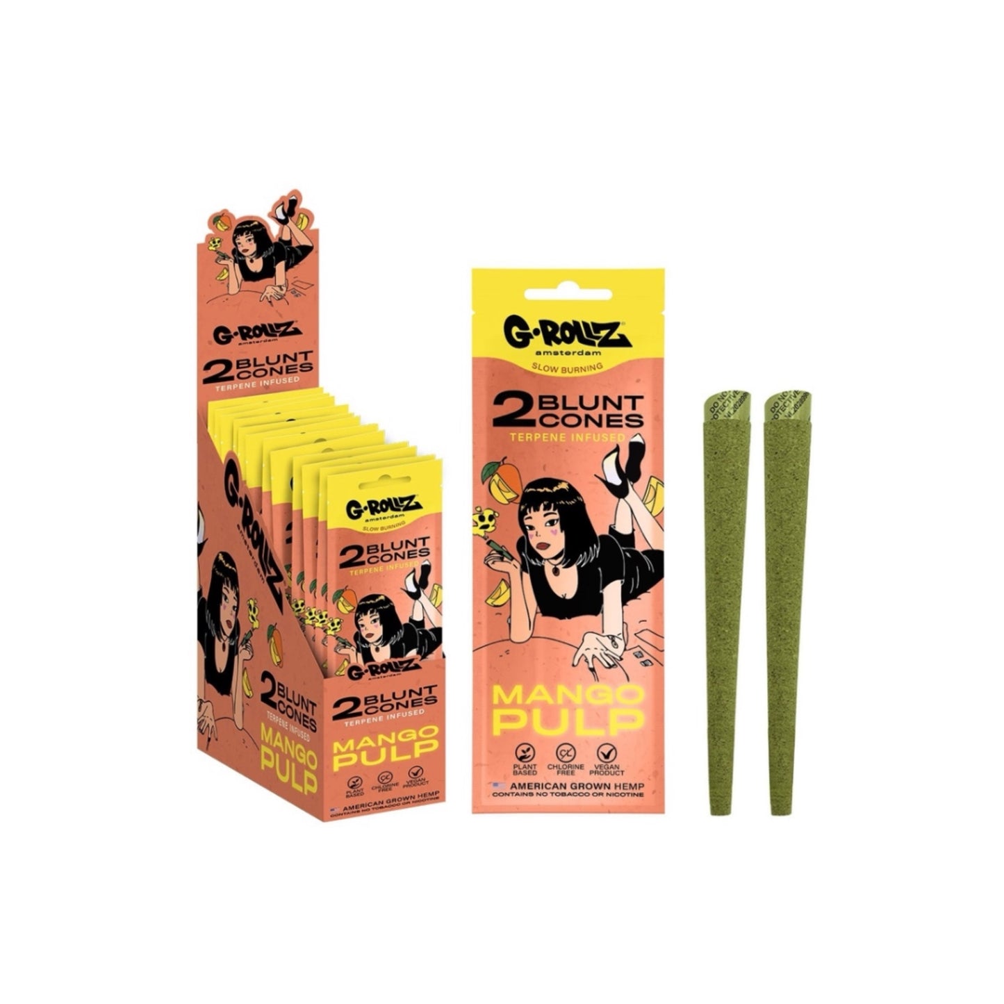 Grollz Terpenos Cones Mango Pulp