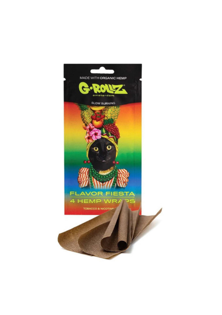 Grollz Hemp Wraps X4 Flavor Fiesta