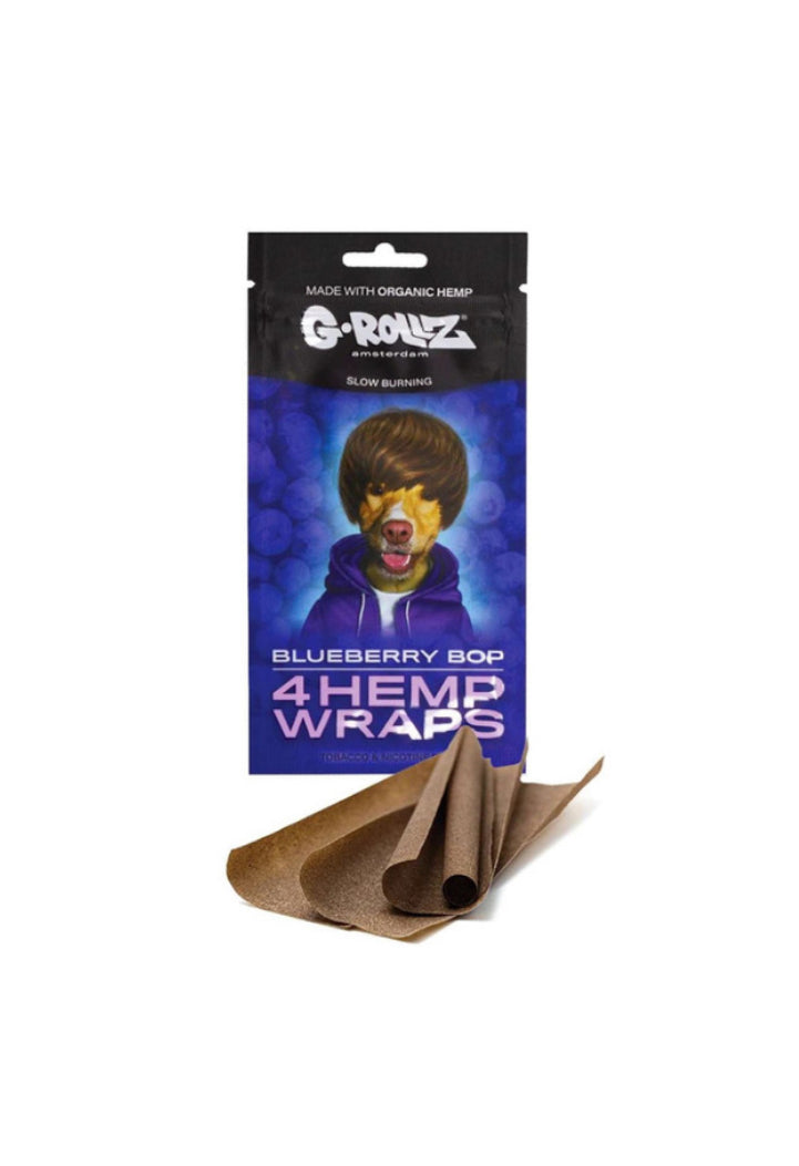 Grollz Wraps Hemp X4 Blueberry Bop – Smoke Kushop
