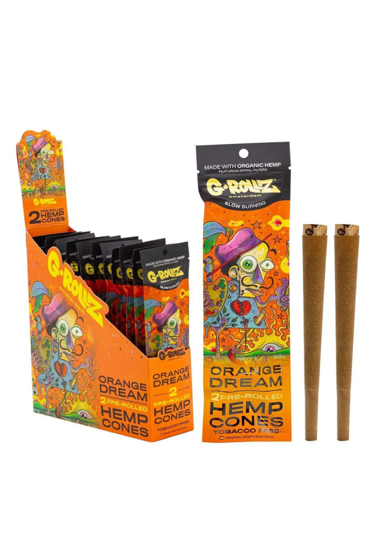 Grollz Hemp Cones Orange Dreams
