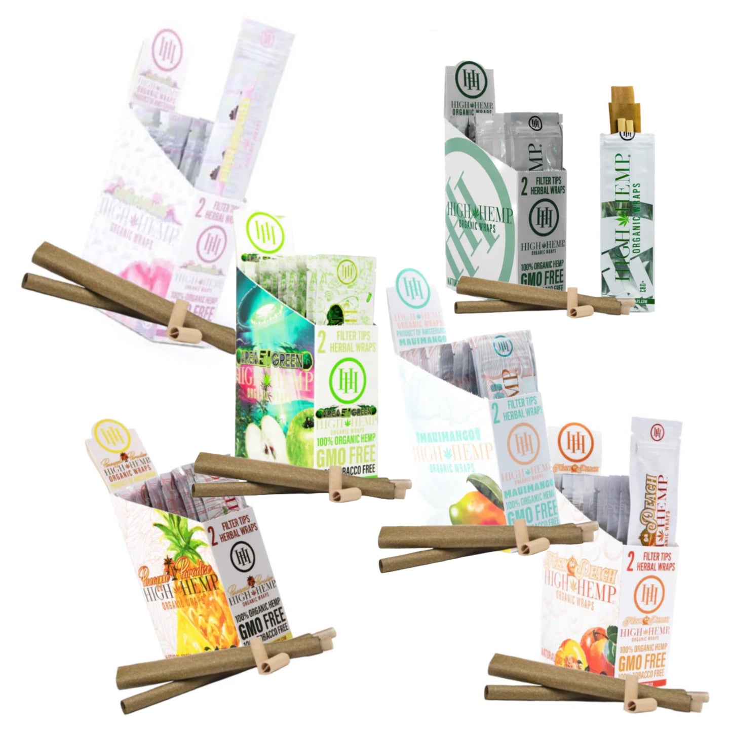 High Hemp Wraps Caja Surtida