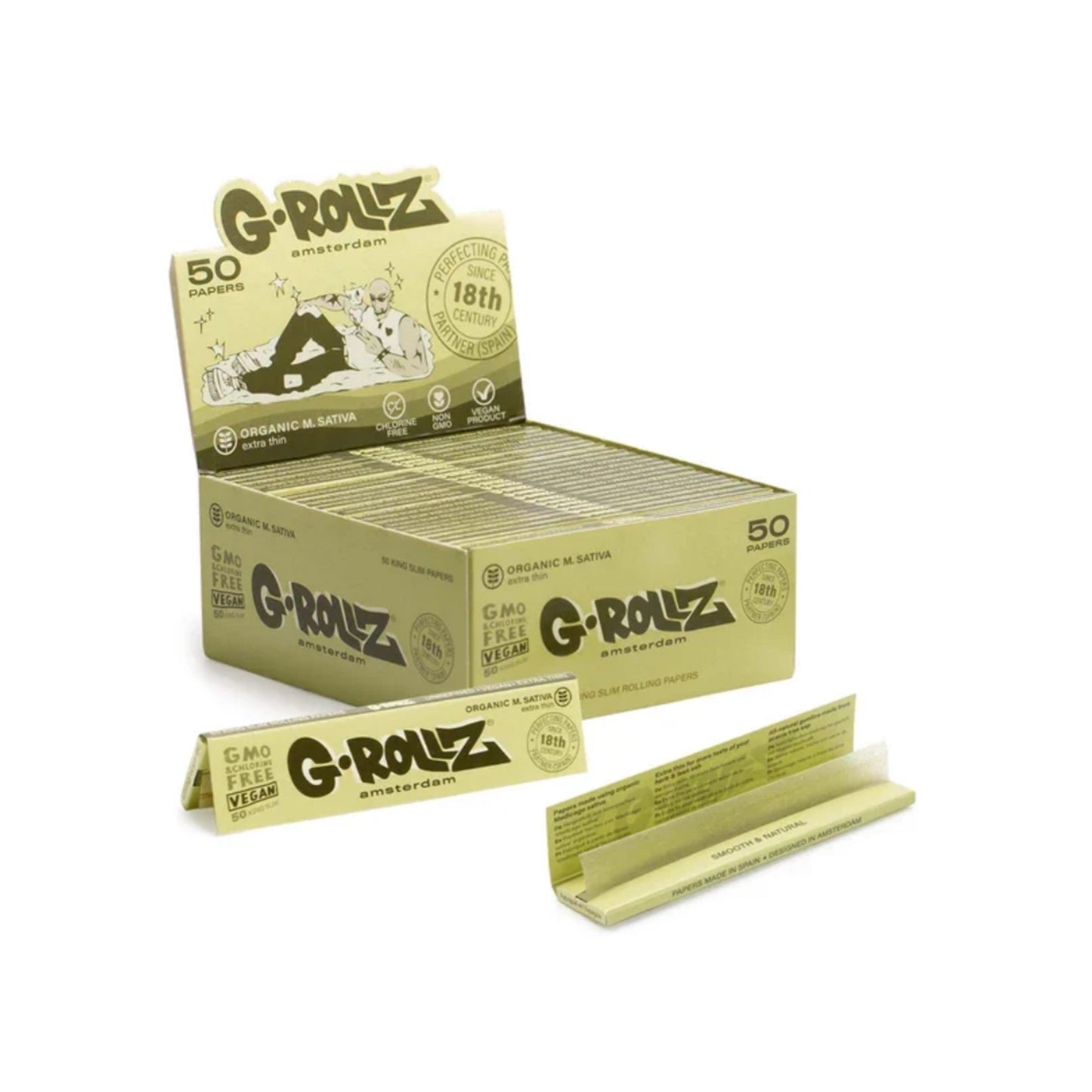 Grollz King Size Organic M Sativa