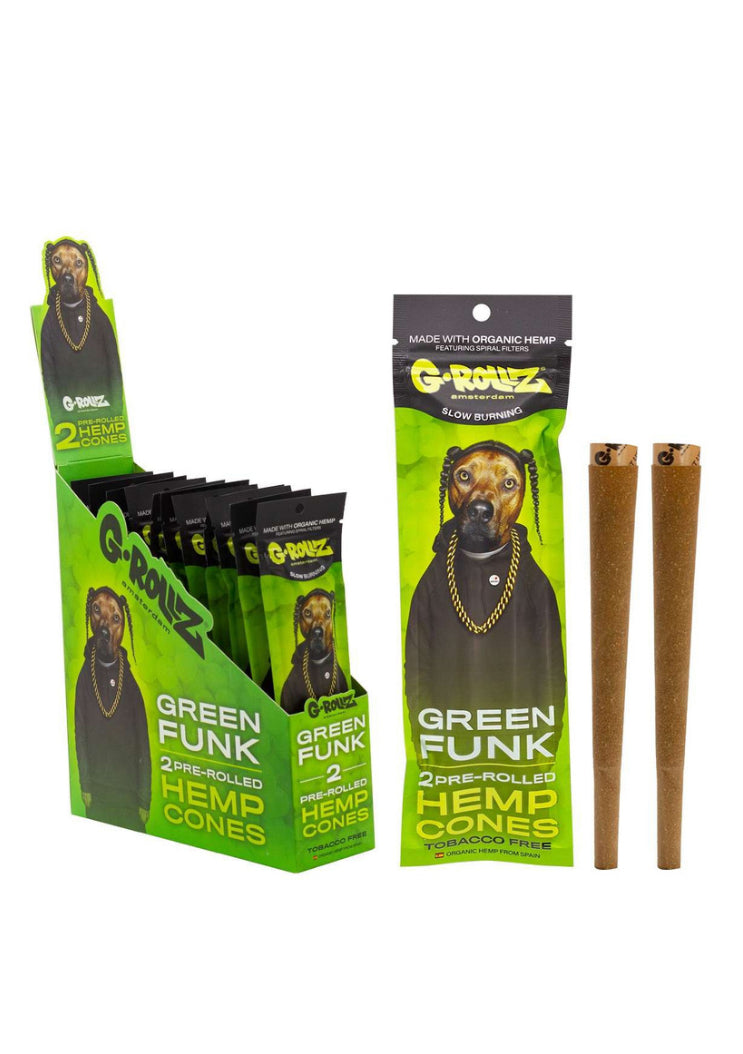 Grollz Hemp Cones Green Punk