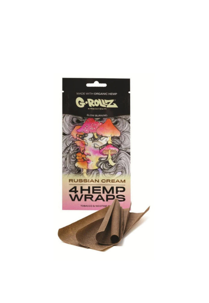 Grollz Hemp Wraps X4 Russian Cream