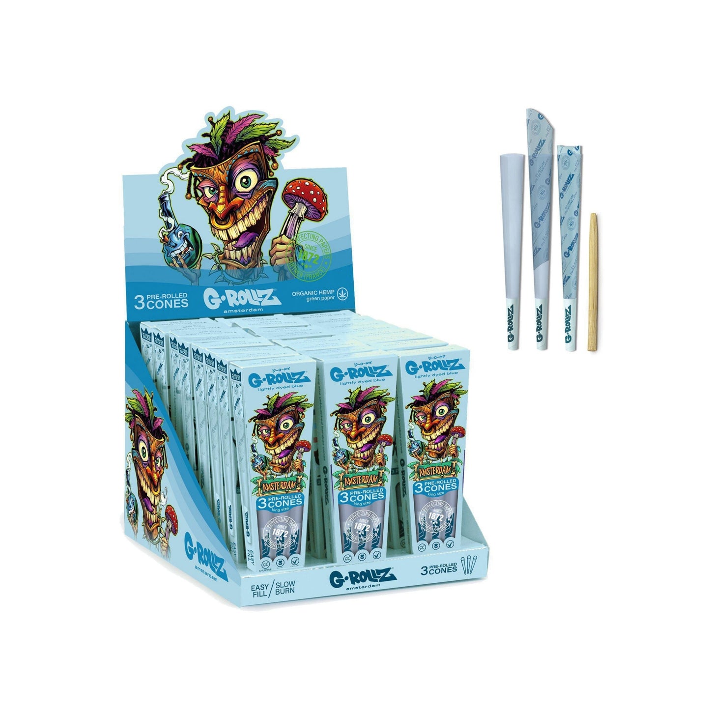 Grollz Pre Rolados Organic Hemp King Size