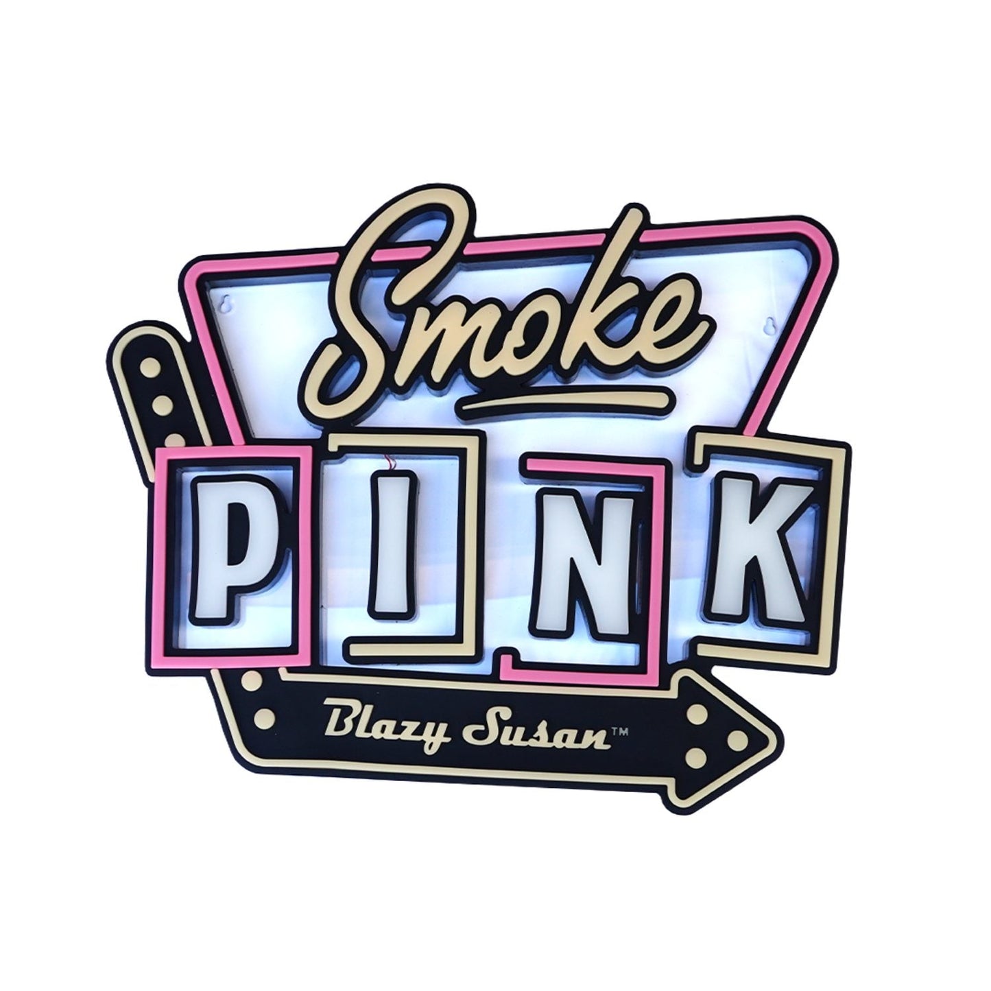 Blazy Letrero Luminoso Smoke Pink