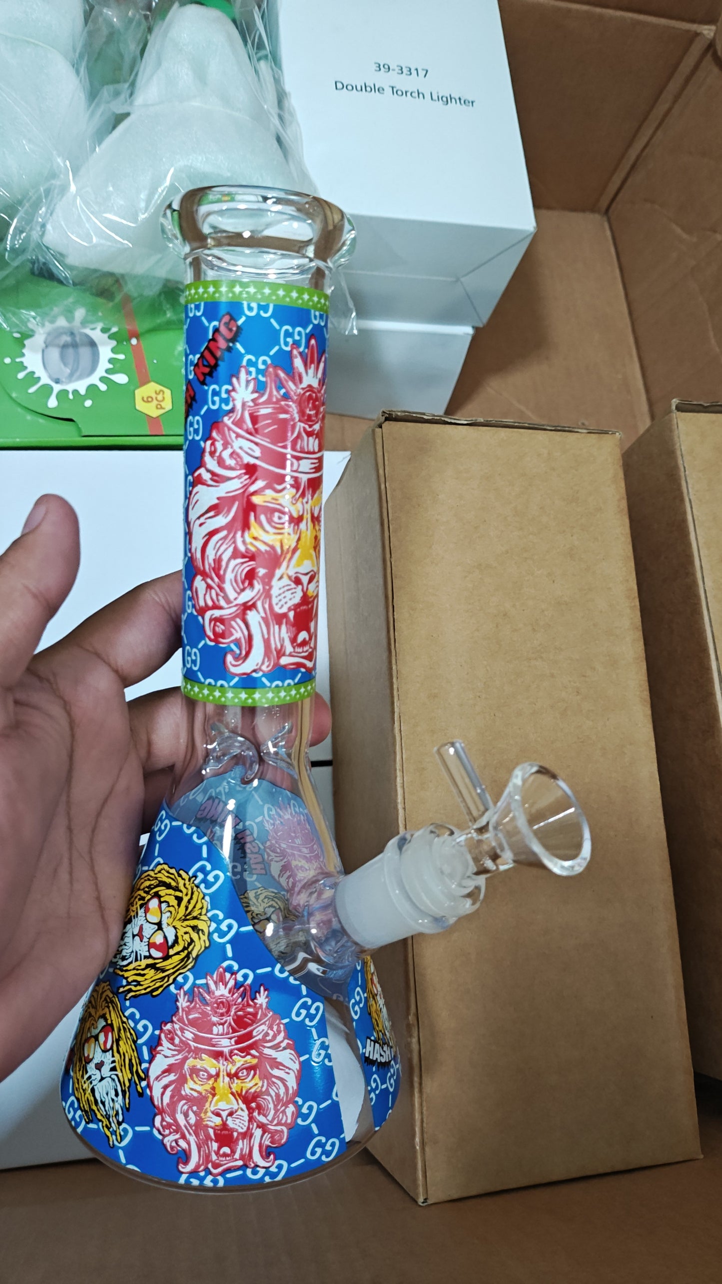 Bong Lion 25cm