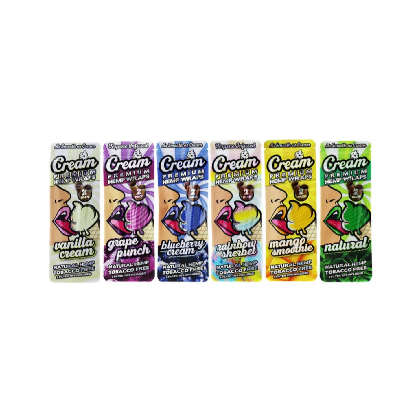 Cream Hemp Wraps