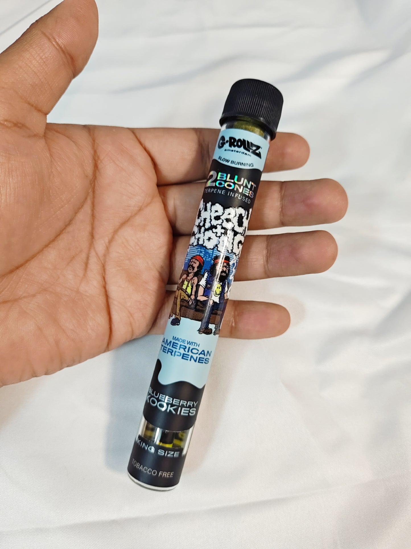 Grollz Conos Terpenos Tubo Blueberry Cookies