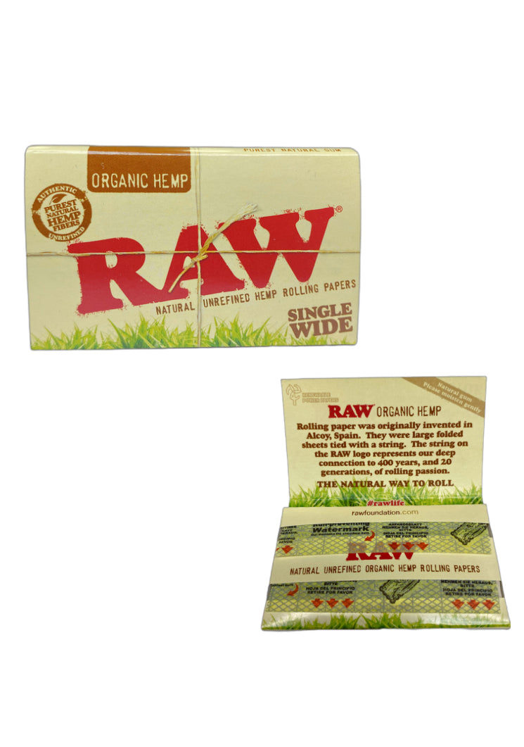 Raw Organic Single Wide