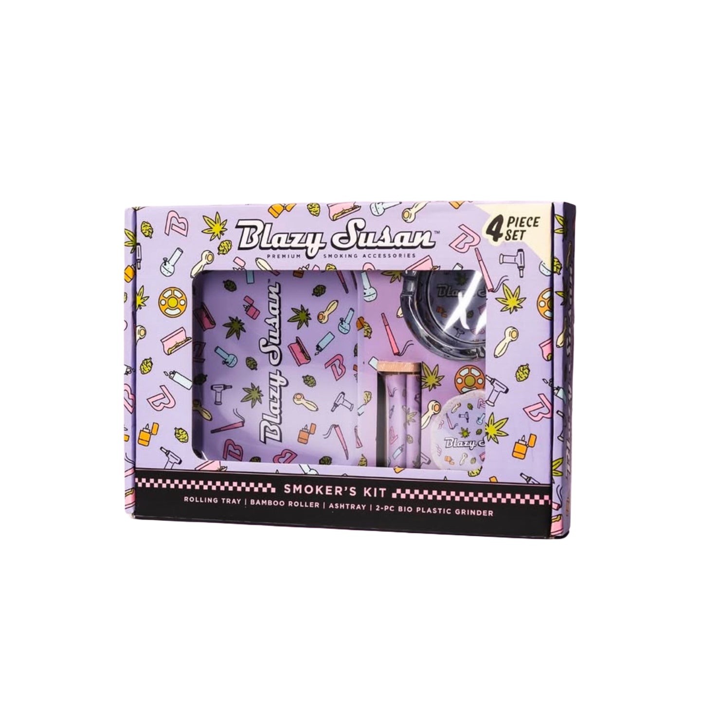 Blazy Susan Smokers Kit Purple Icons