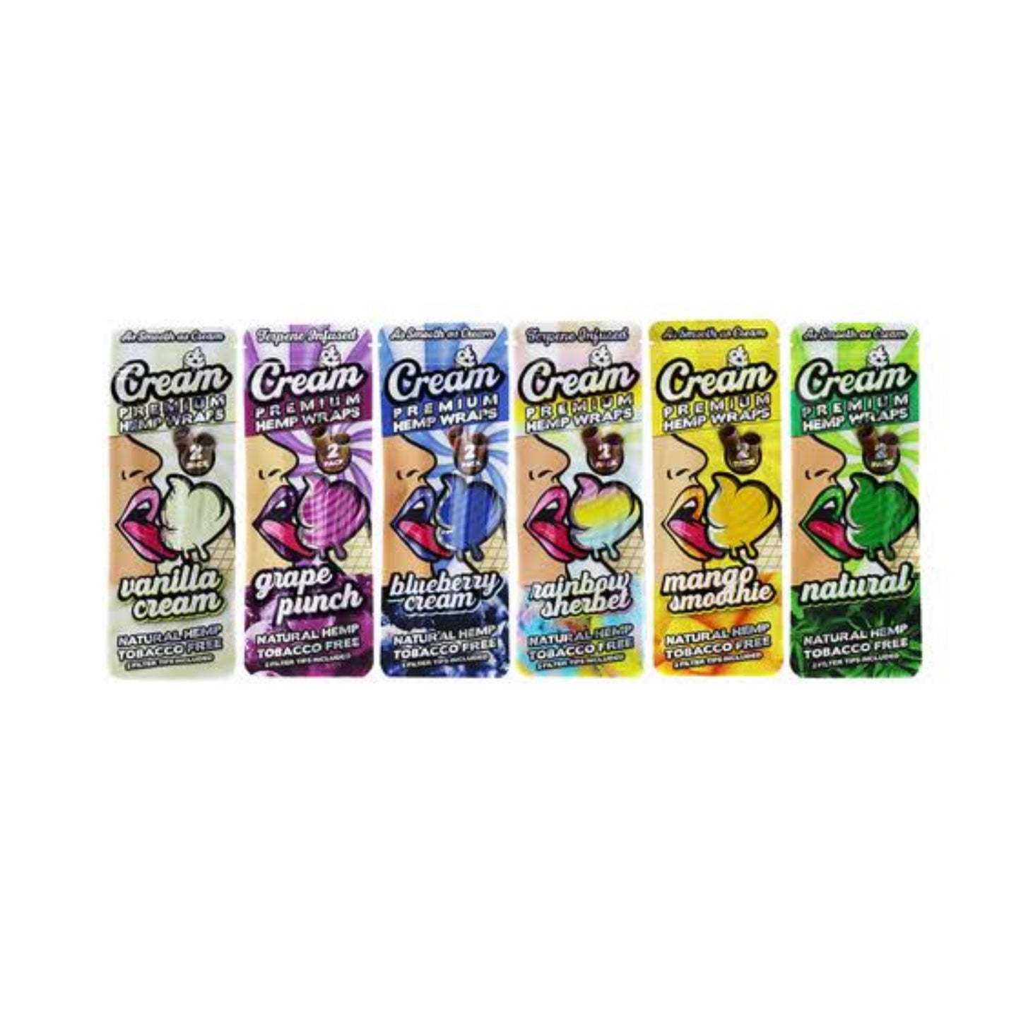 Crean Hemp Wraps Caja Surtida