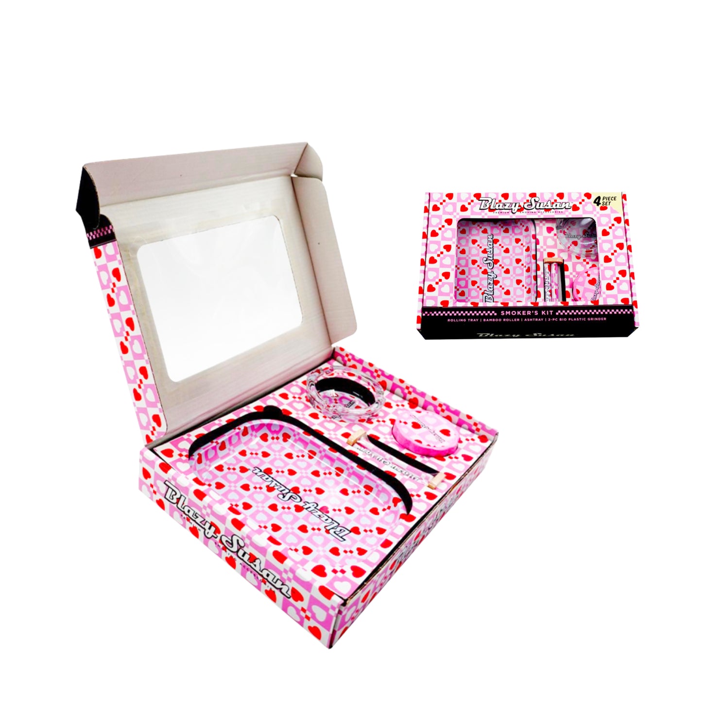 Blazy Susan Smokers Kit Heart Checkers