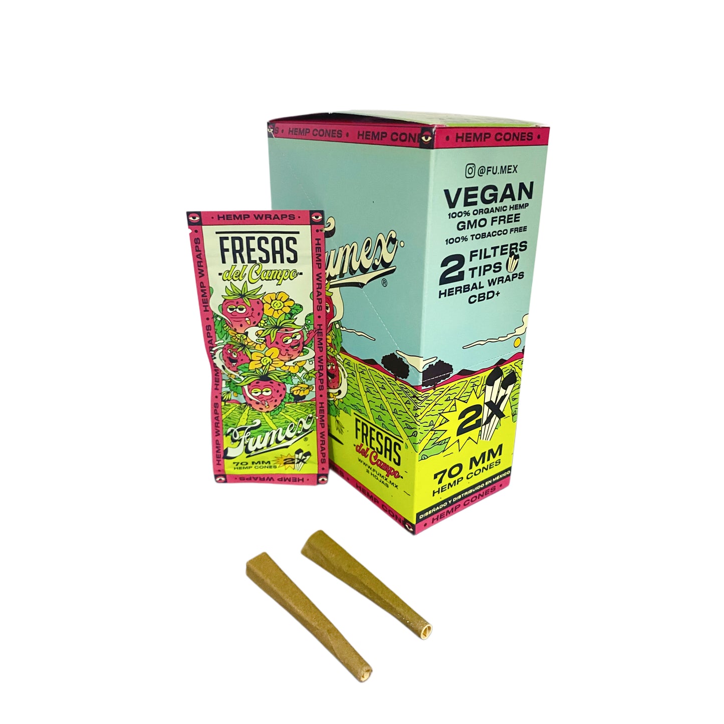 Fumex Conos Strawberry 70mm
