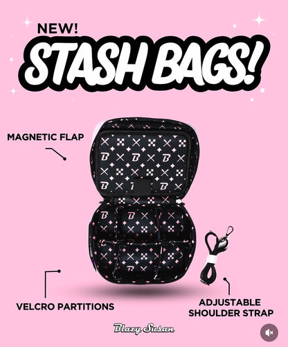 Blazy Susan Stash Bag Black