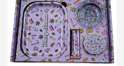 Blazy Susan Smokers Kit Purple Icons