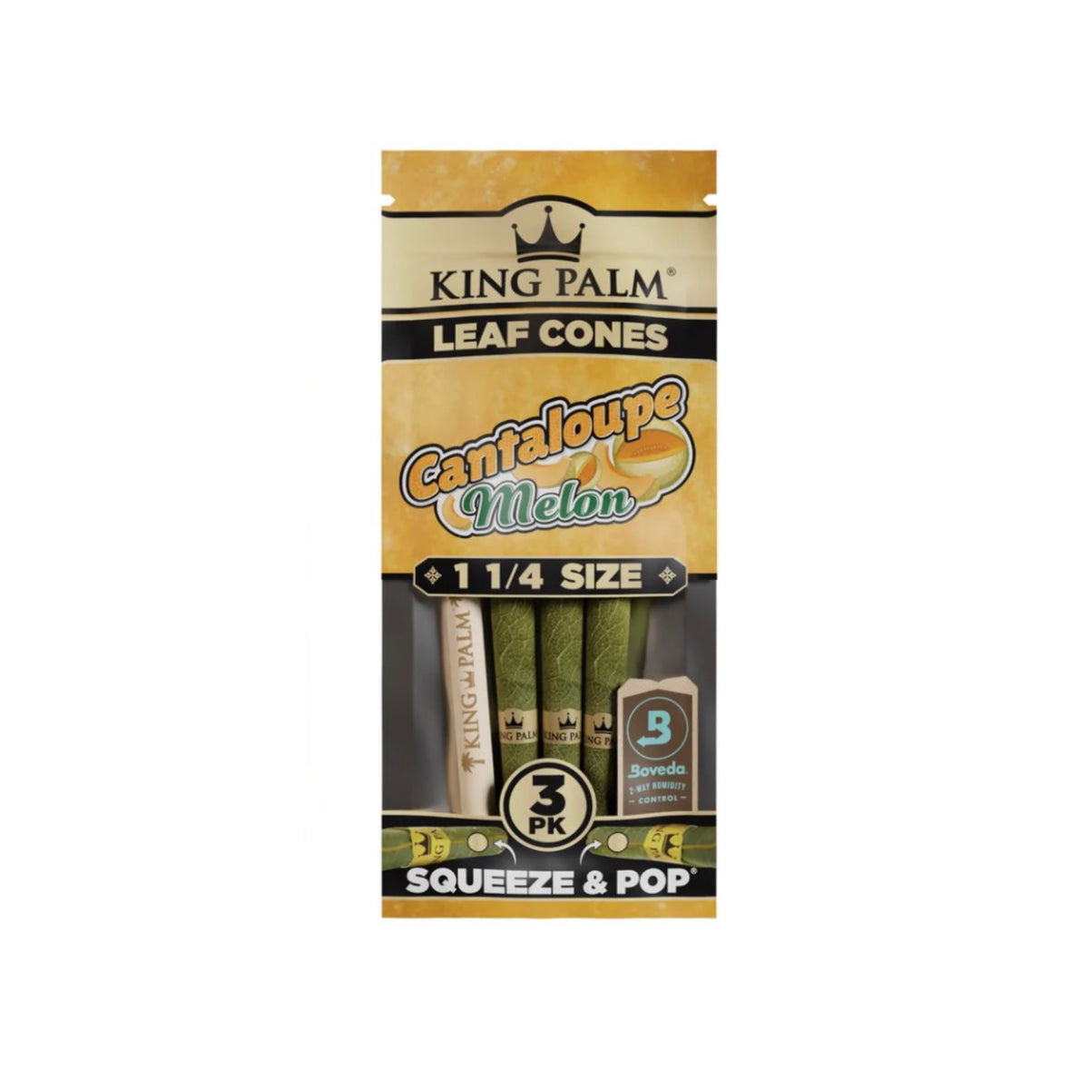 King Palm Cono Natural X3 1 1/4 Melon