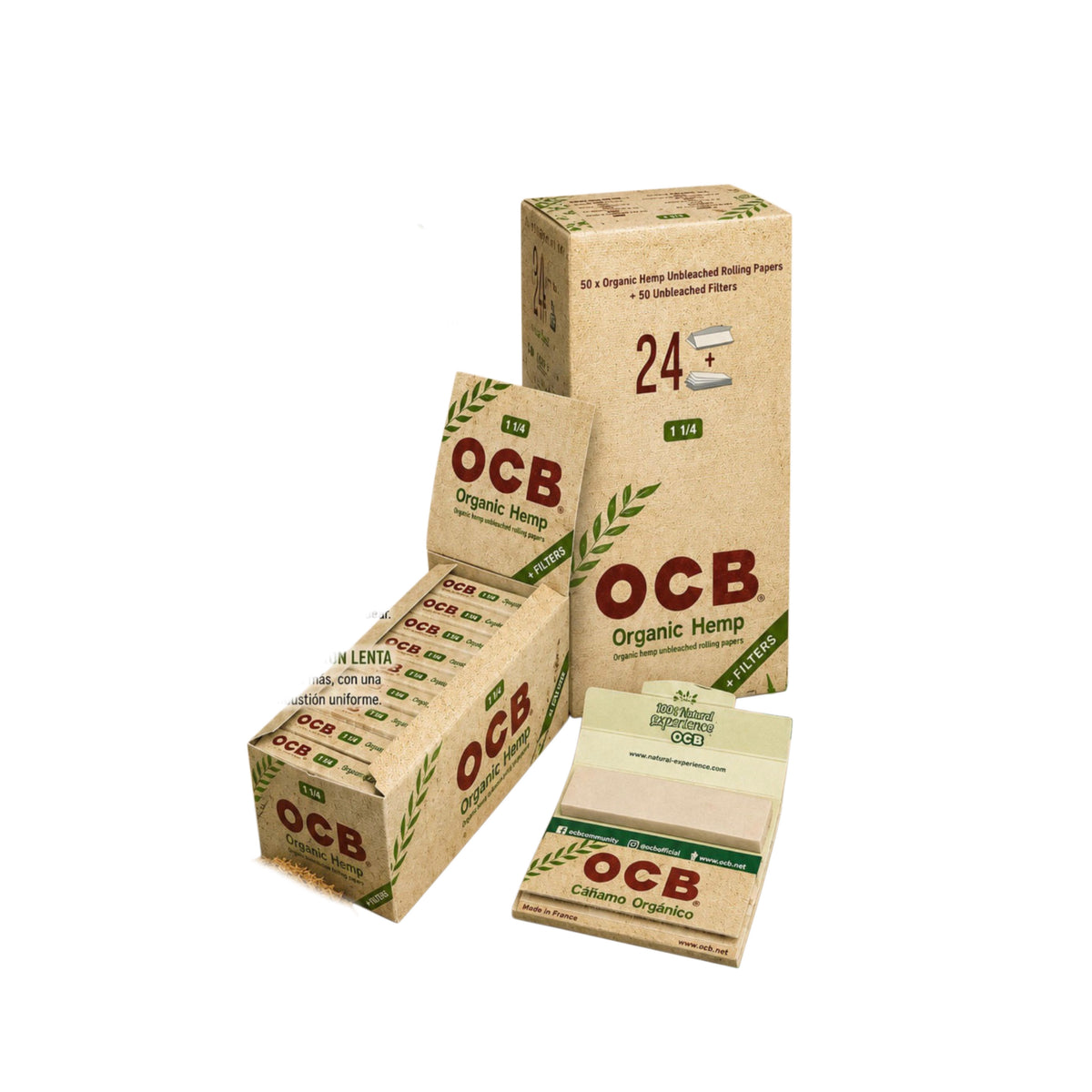 Ocb 1 1/ 4 con filtros