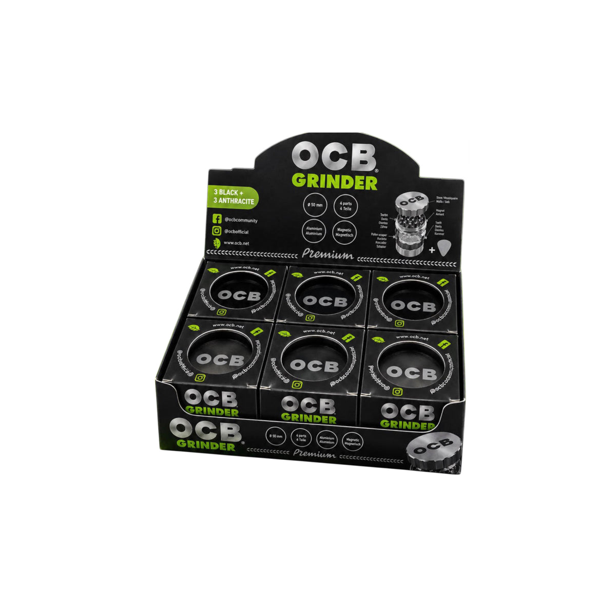 Ocb grinder aluminio