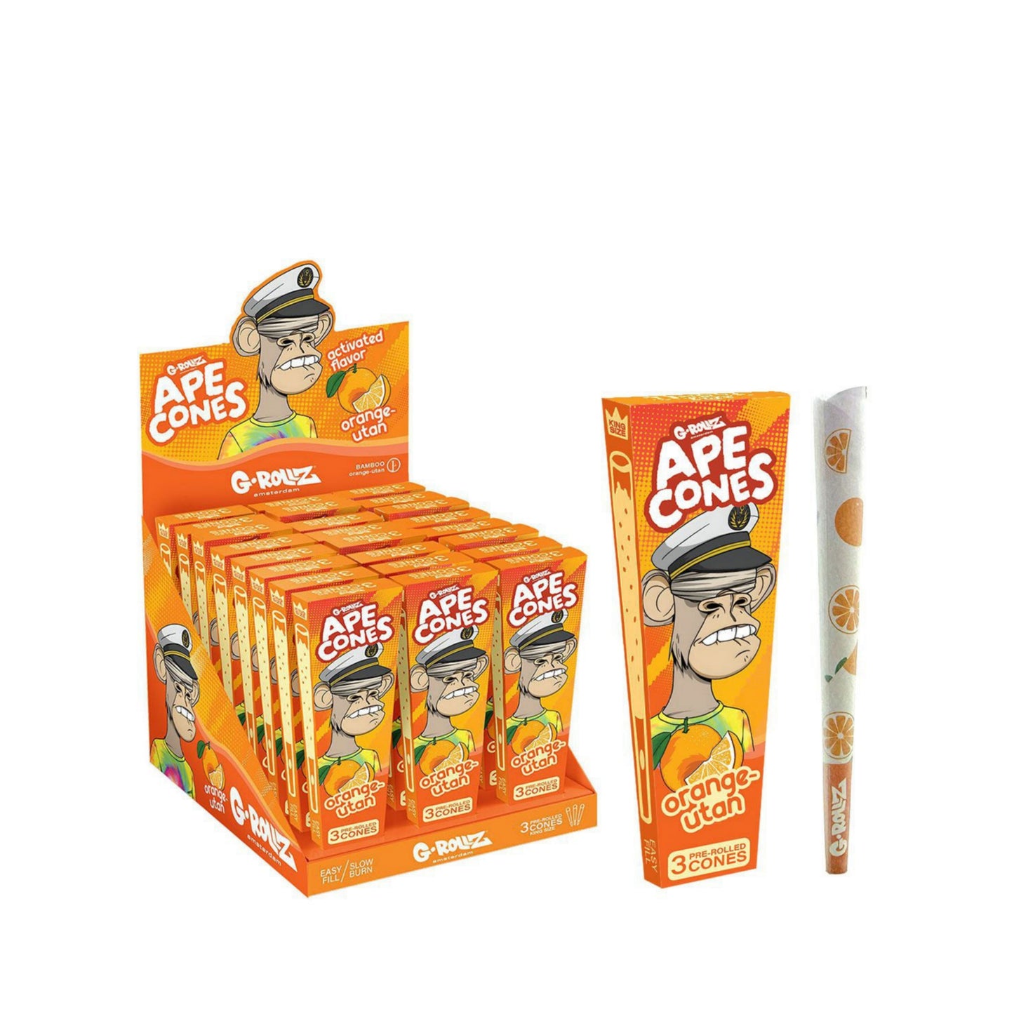 Grollz Pre Rolados King Size Naranja