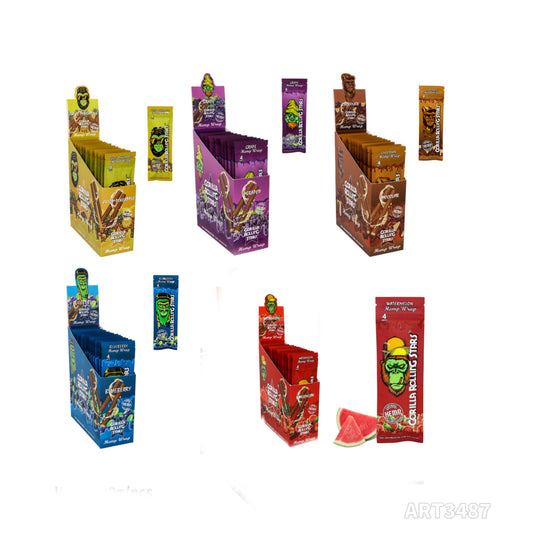 Gorila Star Hemp Wrap Caja Surtida